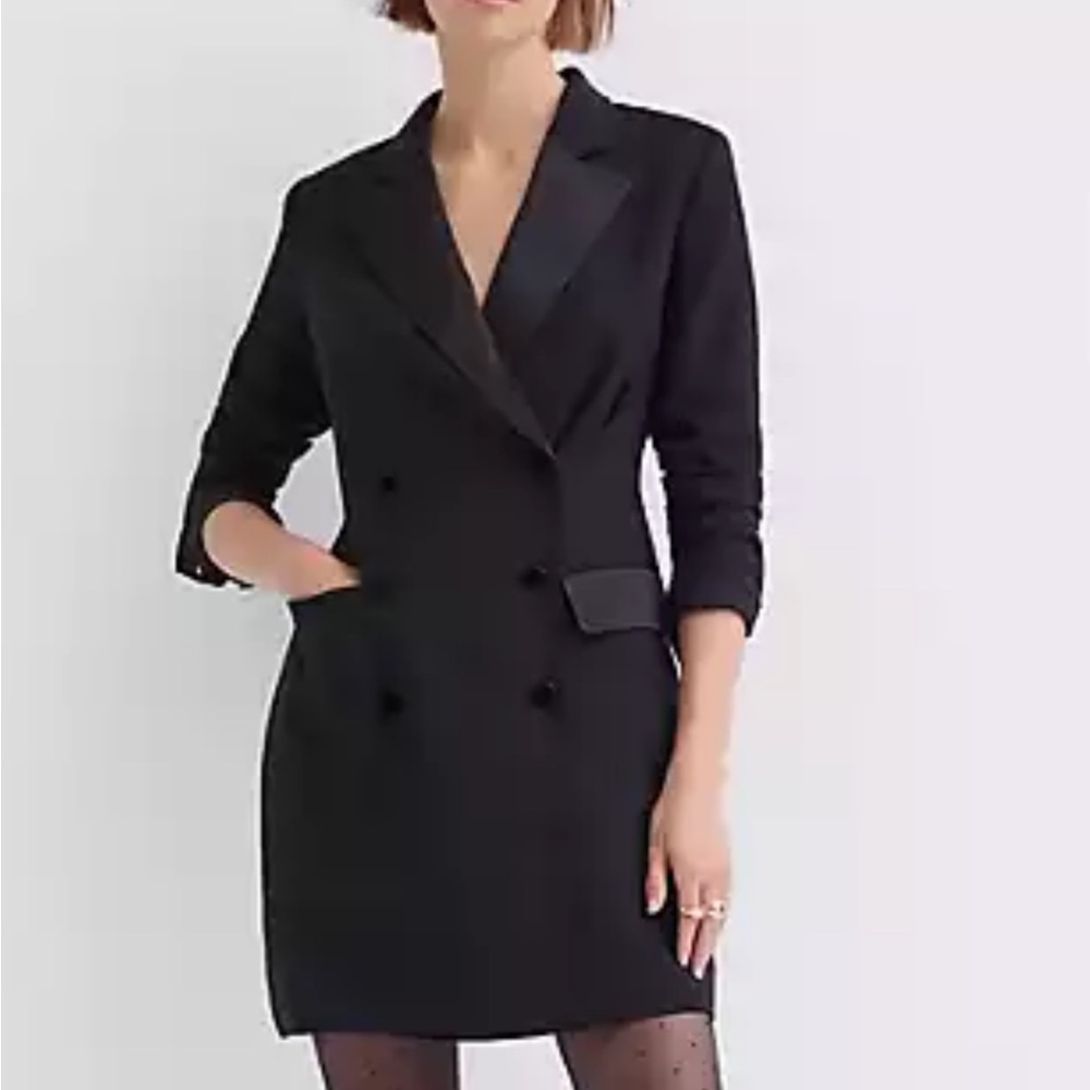 NWT LOFT Elegant Black Blazer Dress - Picture 3 of 8